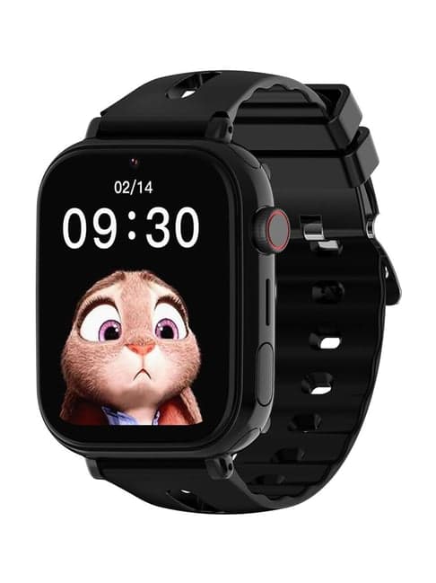 Turet Taffy 4G Smartwatch for Kids with GPS Tracker & Waterproof - Black