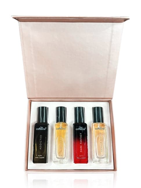 mCaffeine The Addiction Collection Gift Kit - Perfume Set with 4 Fragrances