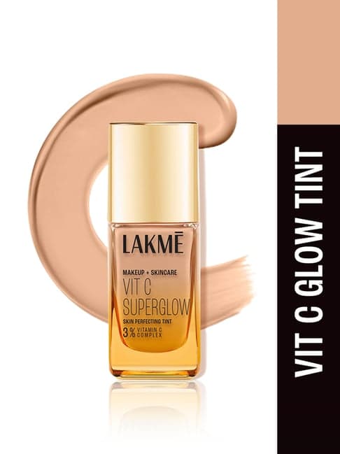 Lakme Makeup + Skincare Vit C Superglow Skin Perfecting Tint Neutral Nude N200 - 25 ml