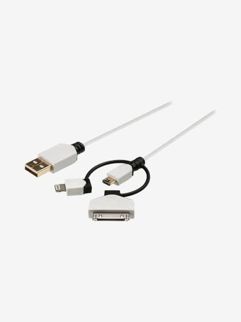 Nedis 3-in-1 Sync & Charge Cable - Apple Lightning, Micro-USB & 30-Pin