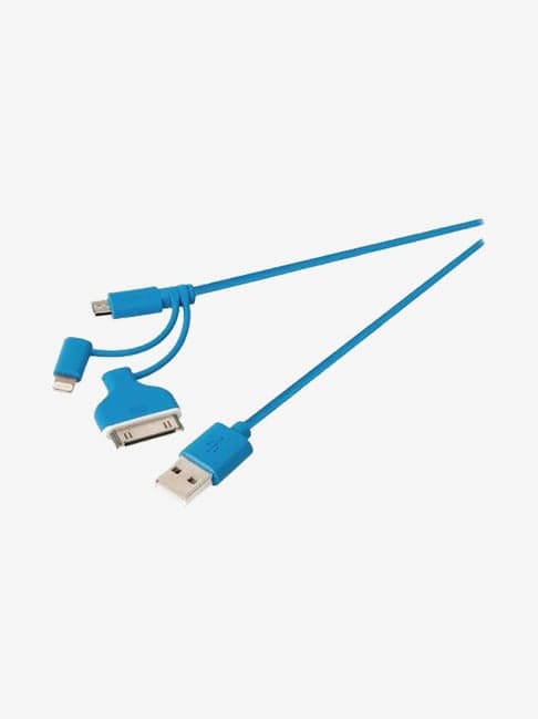 Nedis 3-in-1 Sync & Charge Cable for Apple Lightning, Micro-USB & 30-Pin Dock