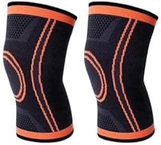 RoyalCore Knee Cap for Sports & Fitness - Adjustable Compression Knee Sleeve (L)