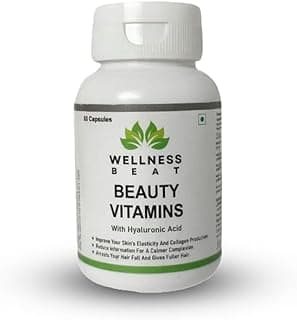 Wellness Beat Beauty Vitamins Capsules | Immunity Booster & Healthy Skin (60 Caps)