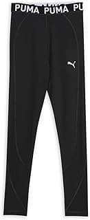 Puma Girl's Fitted Leggings - Black Athletic Sportswear