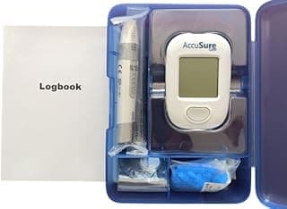 S.S. CARE Select Plus Simple glucometer machine with testing supplies