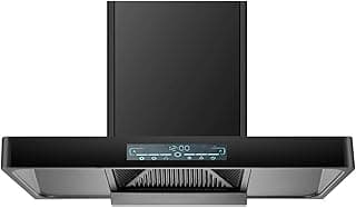 KAFF K-Series KET 90A Filterless Auto Clean Kitchen Chimney 90 CM - Black