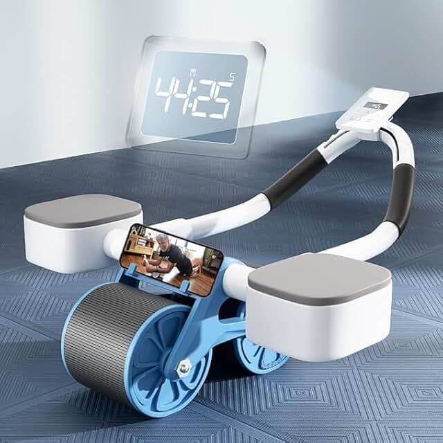 Ab Wheel Roller for Home Workouts, Core Exercise Equipment for Men & Women
