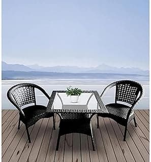 OUTAREA Patio Furniture Set 2+1 (2 Chairs + 1 Table) - Indoor/Outdoor Use