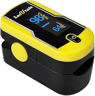 Zacurate 500F OLED Fingertip Pulse Oximeter with Blood Oxygen Saturation Monitor