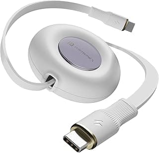 Portronics Konnect Recoil 100W Type C to Type C Retractable Cable