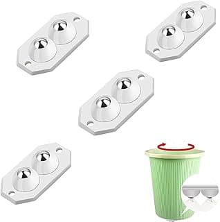 CUBIZ Self Adhesive Caster Wheels - 360° Mini Swivel Wheels for Appliances