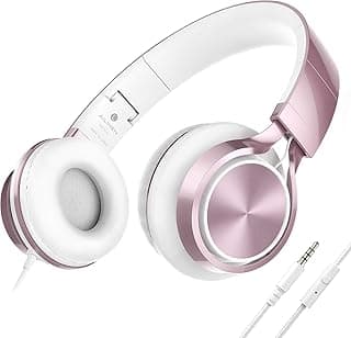 AILIHEN Kids Wired Headphones with Microphone for School, Laptop, and Smartphone
