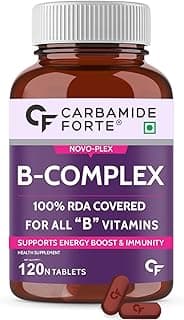 Carbamide Forte Vitamin B-Complex Tablets - 120 Vegetarian Tablets