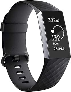 Watch Strap Compatible with Fitbit Charge 4/3, Soft Replacement Bands for Men Women