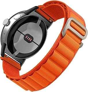 YODI 20mm Nylon G-Hook Watch Strap Band for Smartwatches - Orange
