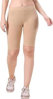Women's Cotton Biker Workout Cycling Shorts - Available Sizes