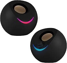 ZEBRONICS Blues 2.0 Computer Speakers - 8W, USB Powered, RGB LED (Black)