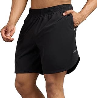 Men's Running Shorts - Relaxed Fit, Gym Workout, Lightweight Sportswear