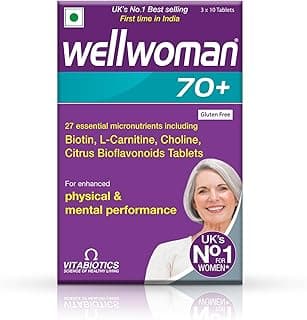 WELLWOMAN 70+ Multivitamins for Women Over 70 - 30 Tablets