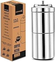 AADHIK Coffee Maker, 200ml, 2 to 4 Cups, Filter Coffee Maker for Home & Kitchen