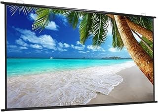 Royality Industries Universal Projector Screen - 84" Diagonal, 4:3 Aspect Ratio