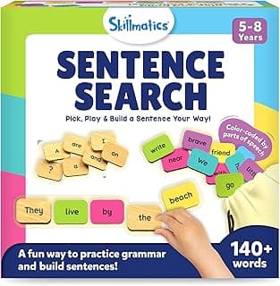 Skillmatics Sentence Search - Educational Board Game for Kids Ages 5-8