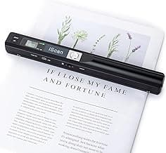 Portable Handheld Scanner for Documents, Photos, and Receipts - iSCAN 900 DPI