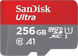SanDisk Ultra 256GB microSDXC UHS-I Memory Card for Smartphones