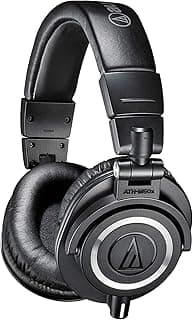 Audio-Technica ATH-M50X Professional Monitor Headphones (Black)