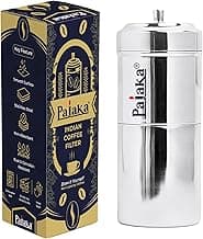 PAJAKA South Indian Filter Coffee Maker - 200 ML Stainless Steel Drip Brewer
