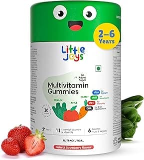 Little Joys Multivitamin Gummies for Kids | Strawberry Flavored | 2-6 Years
