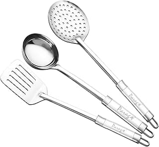 Parage 3-Piece Stainless Steel Kitchen Utensil Set - Cooking & Serving Tools