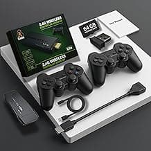 Retro Gaming Console Dual Player Stick 64GB 2.4G Wireless 10000+ Games