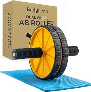 Bodyband Dual Wheel Ab Roller for Home Workout - Abs Exercise Equipment