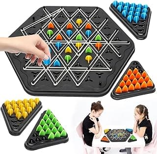 STOFFIER GARTEN Triangle Chess Game Board Games for Family Fun
