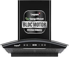 Livpure 60cm Filterless Autoclean Chimney with BLDC Motor