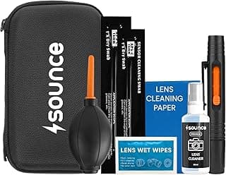 Sounce Professional 8-in-1 Camera Cleaning Travel Kit - Complete Cleaning Solution
