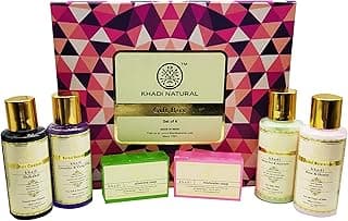 Khadi Natural Gift Box with Skincare & Haircare Products | Set of 6