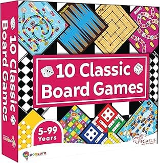 Popcorn Games 10 in 1 Classic Board Games | Boost Decision Making